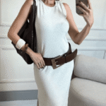 Vestido Pietra: Em Canelado De Algodão
