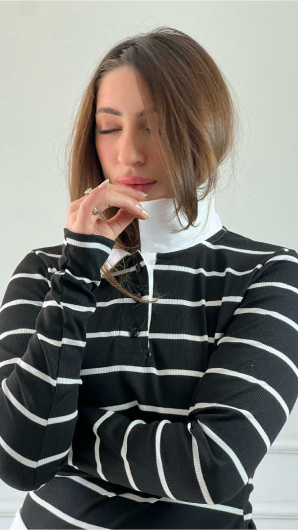 Blusa Clara: Em Malha Canelada
