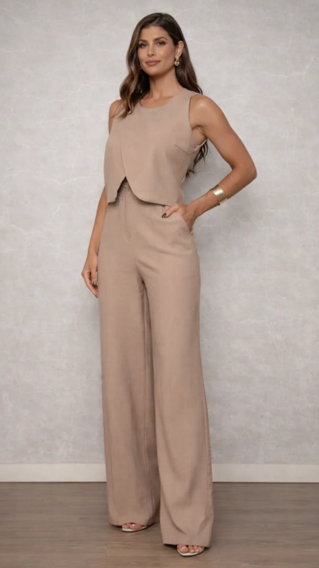 Conjunto Áurea: Em Tecido Marant Sensoriale